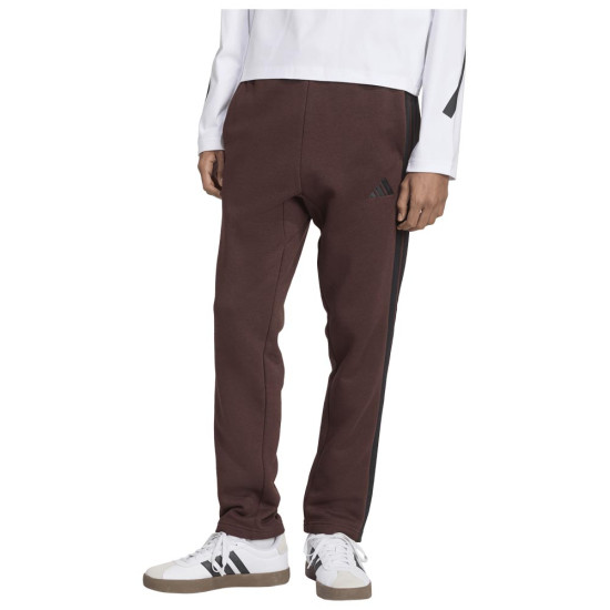 Adidas Ανδρικό παντελόνι φόρμας Essentials 3-Stripes Open-Hem Fleece Pants